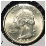 1935-S WASHINGTON QUARTER GEM BU