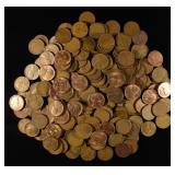 (200) 'S' MINT WHEAT CENTS