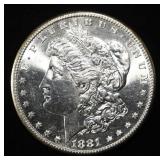 1881-S MORGAN DOLLAR CH/GEM BU