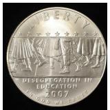 2007-P $1 COMMEM LITTLE ROCK CENTRAL