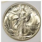 1947-D WALKING LIBERTY HALF DOLLAR