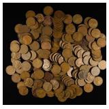 (200) 39'S WHEAT CENTS