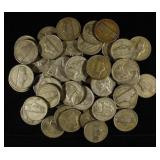 (50) WAR NICKELS