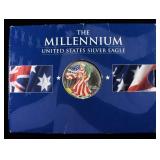 2000 AMERICAN SILVER EAGLE PAINTED