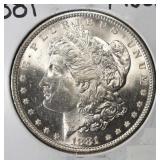 1881 MORGAN DOLLAR CH BU