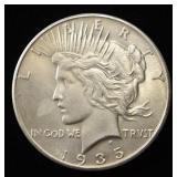 1935-S PEACE DOLLAR AU