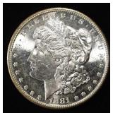 1881-S MORGAN DOLLAR CH/GEM BU COLOR REV