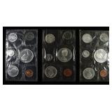 (3) 1966 CANADIAN SILVER PROOFLIKE SETS