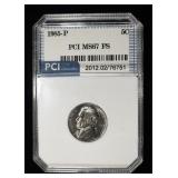 1985-P JEFFERSON NICKEL PCI SUPERB GEM BU FS