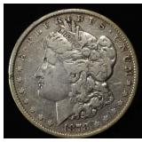 1878 7/8TF MORGAN DOLLAR XF CLEANED