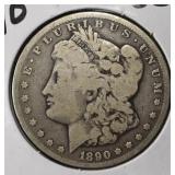 1890-CC MORGAN DOLLAR
