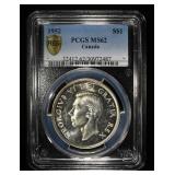 1952 $1 CANADA FWL PCGS MS62