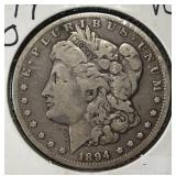 1894-O MORGAN DOLLAR VG