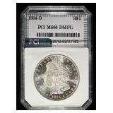 1884-O MORGAN DOLLAR DMPL PCI SUPERB GEM BU