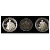 (3) COMMEMORATIVE HALF DOLLARS