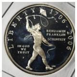 2006-P $1 COMMEM BENJAMIN FRANKLIN TERCENTENARY PR