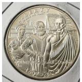 2007-P $1 COMMEM JAMESTOWN 400TH ANNIV.