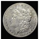 1884-S MORGAN DOLLAR XF