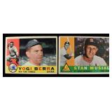 (2) 1960 TOPPS BASEBALL CARDS