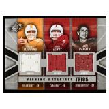 2014 UPPER DECK WINNING MATERIALS TRIOS CARD