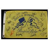 2003 WOMENS US OPEN SIGNED PIN FLAG