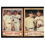 (2) 1962 TOPPS BASEBALL CARDS