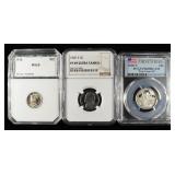 GRADED COIN COLLECTORS LOT