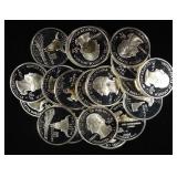 (20) 90% SILVER STATE QUARTERS PROOF