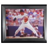 NOLAN RYAN 8X10 SIGNED PHOTO FRAMED W/ COA