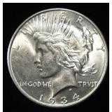 1934-D PEACE DOLLAR CH BU