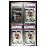 (4) PSA GRADED CJ STROUD FOOTBALL CARDS