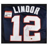 FRANCISCO LINDOR SIGNED JERSEY W/ COA
