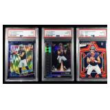 (3) PSA GRADED FOOTBALL CARDS