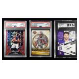 (3) GRADED FOOTBALL CARDS