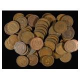 (60) INDIAN CENTS FROM THE 80'S, 90'S, 00'S