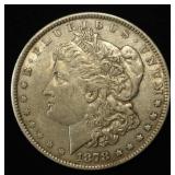 1878 7TF REV. 79 MORGAN DOLLAR XF/AU