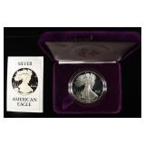 1986 AMERCAN SILVER EAGLE PROOF