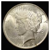 1922 PEACE DOLLAR