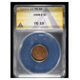 1908-S INDIAN CENT ANACS VG10