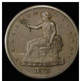 1875-S TRADE DOLLAR CH AU