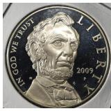 2009-P $1 COMMEM ABRAHAM LINCOLN BICENTENNIAL PR