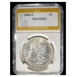 1880-O MORGAN DOLLAR PGA CH BU