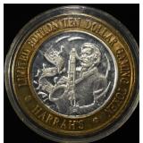 HARRAH'S 0.999 SILVER CASINO TOKEN