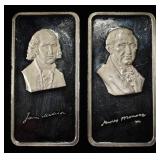 1 OZ .999 SILVER PRESIDENT BAR