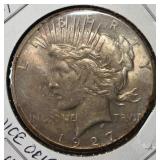 1927 PEACE DOLLAR NICE ORIG UNC