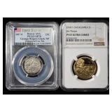 GRADED MIXED COIN LOT