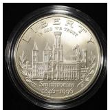 1996-D $1 COMMEM SMITHSONIAN INSTITUTION