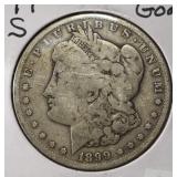 1899-S MORGAN DOLLAR GOOD