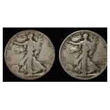 1920-P,D WALKING LIBERTY HALVES