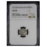 MAXIMILIAN II, AD 1565-76NGC AU58